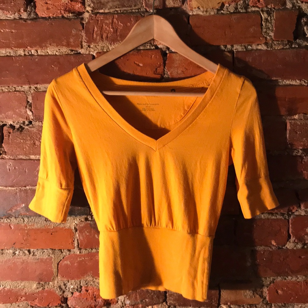 Pilcro & the Letterpress knit top, sz XS